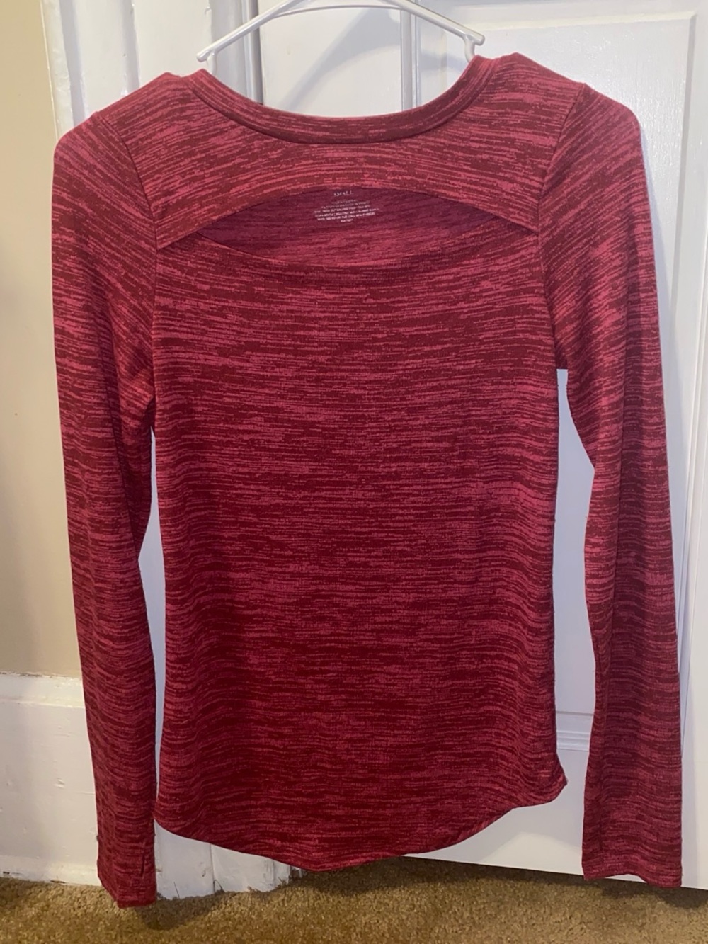 Juicy Couture dark pink Long Sleeve Tee